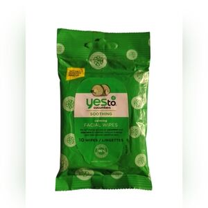 Yes To Cucumbers Soothing Calming Facial Wipes Brand New.